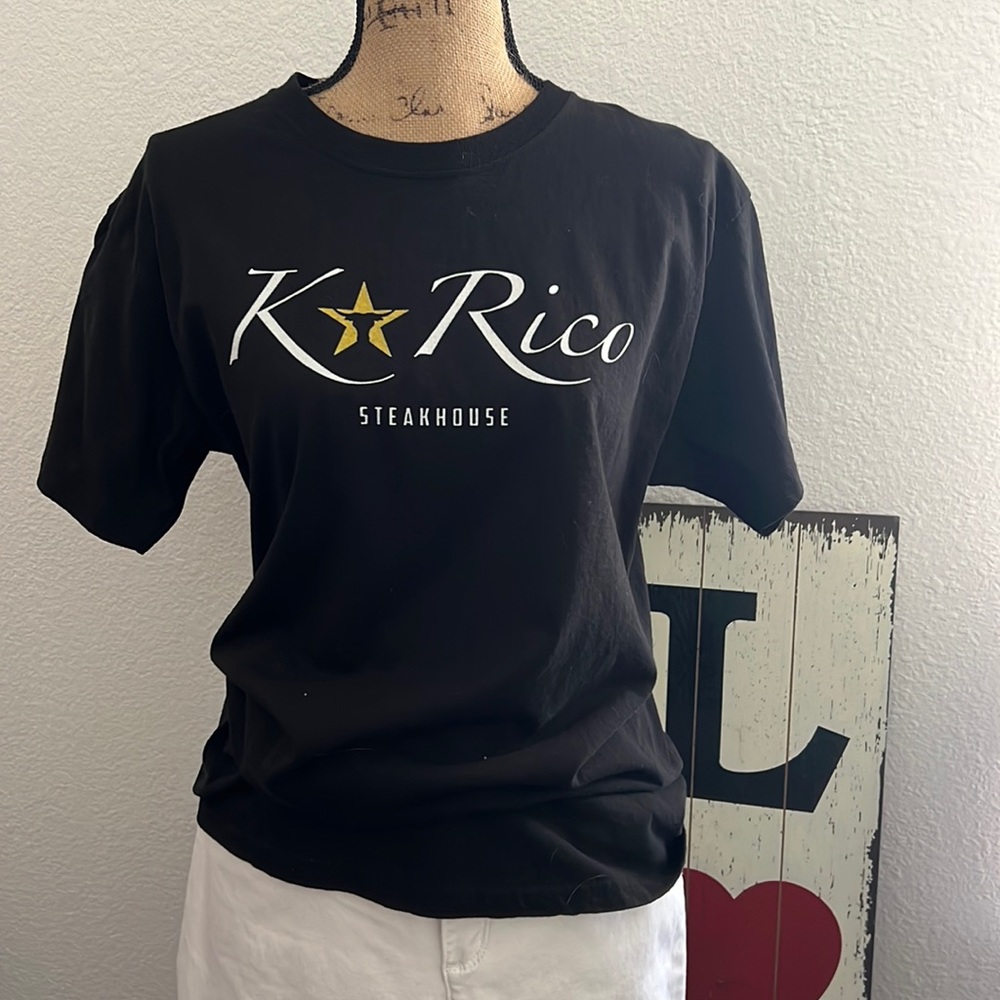K Rico Steakhouse T-shirt in black